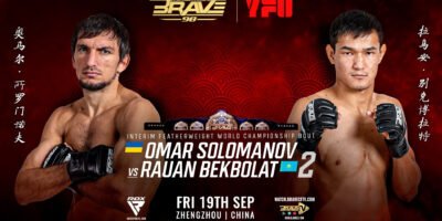 Omar Solomanov eyes redemption in BRAVE CF 98 rematch against Rauan Bekbolat.
