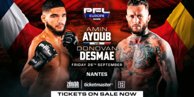 Amin Ayoub aims to extend his nine-fight win streak in the PFL Europe Nantes co-main event.