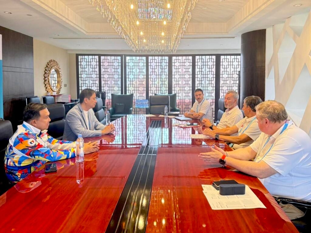 Philippine and IWGA officials discuss the possibility of hosting the World Games 2033.