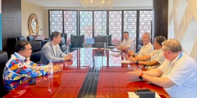 Philippine and IWGA officials discuss the possibility of hosting the World Games 2033.