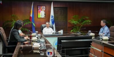 PSC Chairman Pato Gregorio (left) and DENR Secretary Raphael Lotilla will design a plan to transform the Ninoy Aquino Parks and Wildlife Center in Quezon City into a vibrant and multi-purpose space for sports activities, recreation and physical fitness.