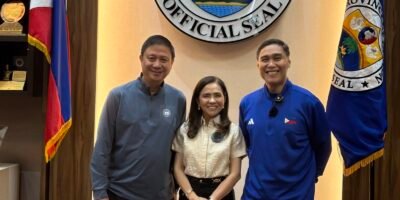 From L to R: PSC Chairman Pato Gregorio, Quezon Province Gov. Helen Tan, and Atty. Donn Kapunan