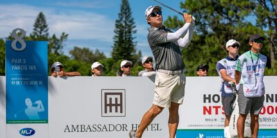 Suteepat Prateeptienchai holds a one-shot lead after the opening round of the Yeangder TPC. [Asian Tour photo]