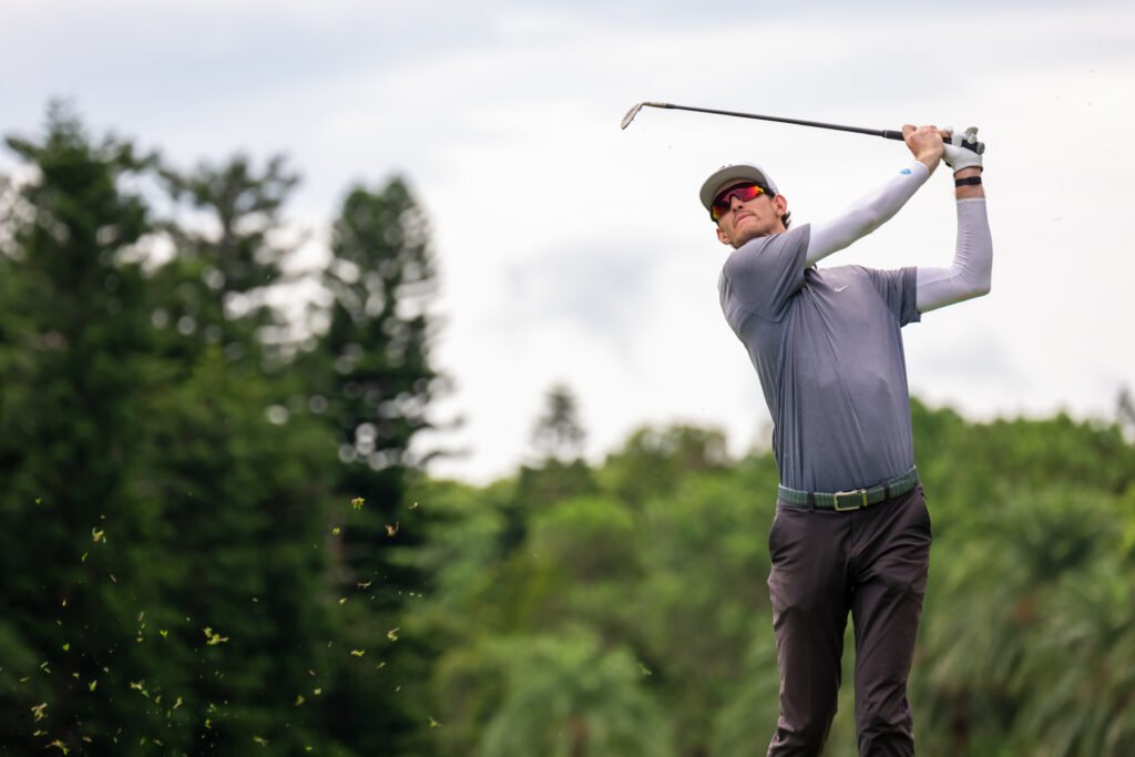 Charles Porter at the Yeangder TPC. [photo credit: Asian Tour]