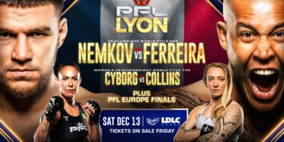Vadim Nemkov faces Renan Ferreira in the PFL Lyon main event.