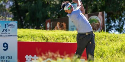 Atiruj Winaicharoenchai during the first round at Taiwan Golf & Country Club. [photo credit: Asian Tour]