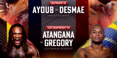 Amin Ayoub prepares for the main event spotlight at PFL Europe Nantes.