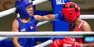 Lobrido punches through intense rounds to advance to the semifinals. [POC photo]