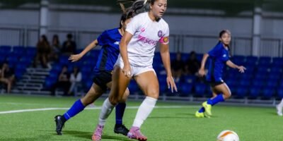 Chandler McDaniel during Stallion Laguna’s PFF Women’s Cup opener. [PFF Women's League photo]