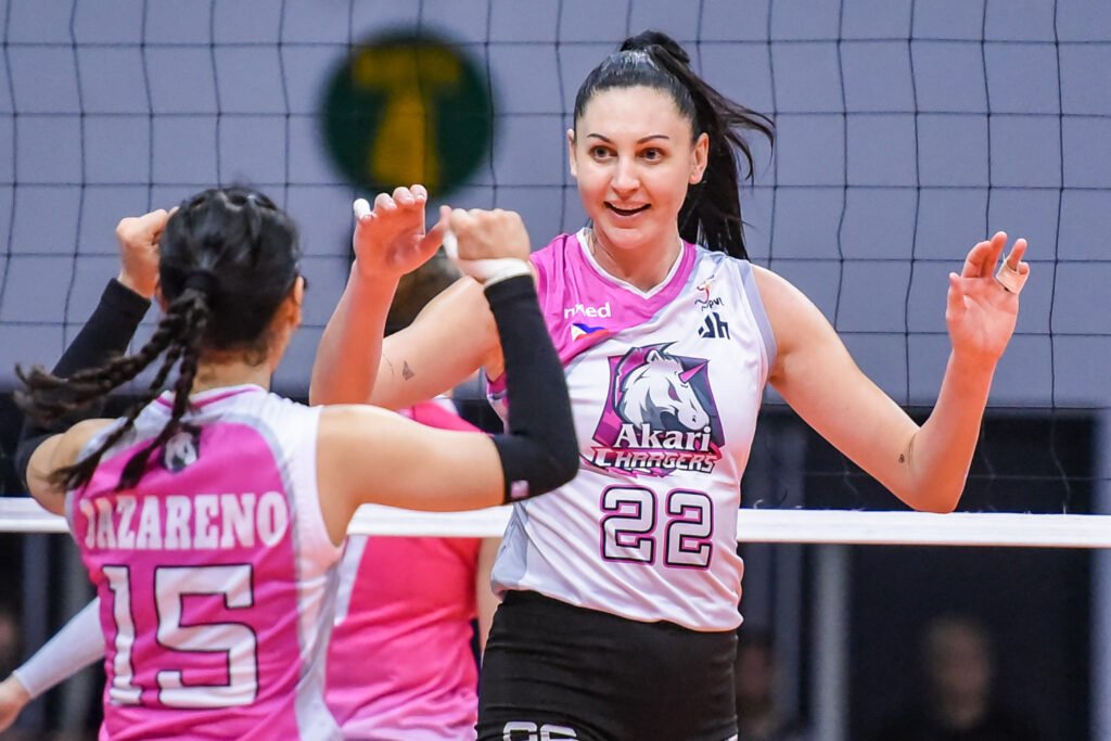 The American spiker embraces her role as Akari’s offensive anchor. [PVL photo]
