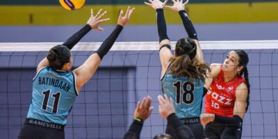 Brooke Van Sickle leads Petro Gazz with 14 points in their opening match. [PVL Images]