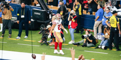 Christian McCaffrey steps up in a depleted 49ers offense. [photo credit: Christian McCaffrey Instagram]