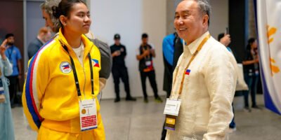 Harlyn Serneche says members of the Philippine girl’s volleyball team are physically and mentally ready. [POC photo]