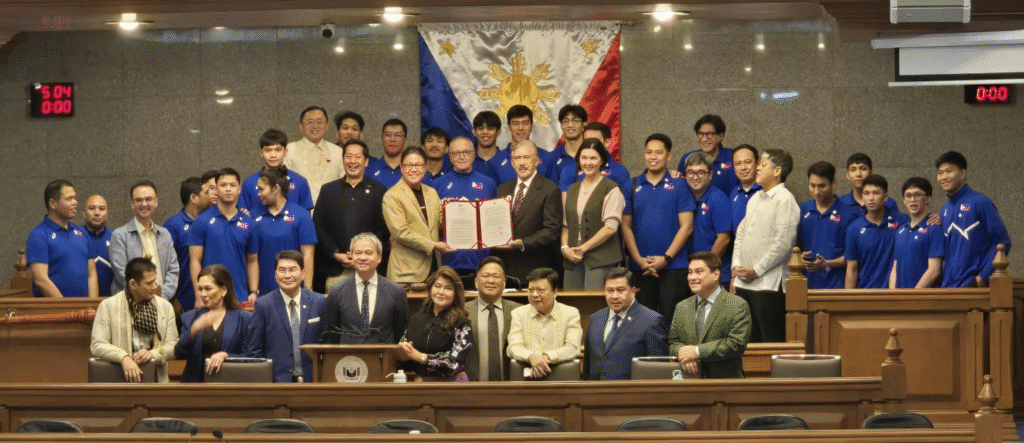 Senate leaders honor Alas Pilipinas for its historic FIVB finish.