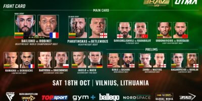 BRAVE CF makes its Lithuania debut with BRAVE CF 99 in Vilnius.