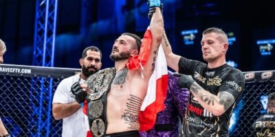 Mohammad Fakhreddine trains ahead of his historic BRAVE CF 100 bout.