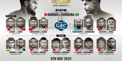 BRAVE CF 101 brings world-class MMA back to Bahrain’s Khalifa Sports City Arena.