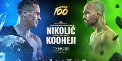 Borislav Nikolić will make his first title defense at BRAVE CF 100 in Bahrain.