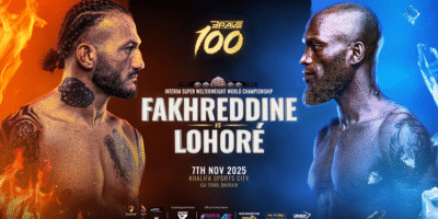Mohammad Fakhreddine aims for a third BRAVE CF world title at BRAVE 100.