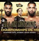 PFL MENA Finals: four champions to be crowned at ‘All or Nothing’ in Saudi Arabia