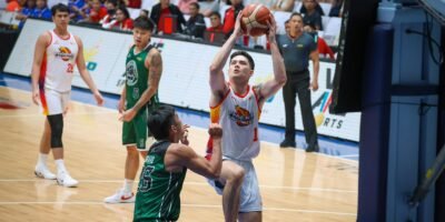 Kai Ballungay anchors Phoenix with a double-double in a crucial win. [PBA Images]