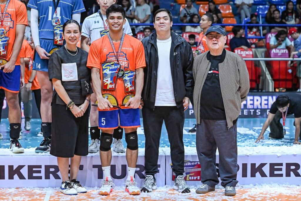 Jude Garcia secures his fourth consecutive MVP as Criss Cross dominates the Invitational Conference. [Spikers Turf photo]