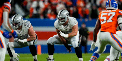 Geno Smith played through a thigh injury to lead the offense. [photo credit: Raiders.com]