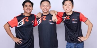 Team Philippines’ Enzo Ison, Victor Ancheta and Matthew Ang