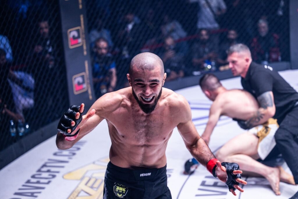 Mokaev issuing a direct challenge to Nikolić after BRAVE 100.