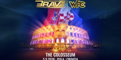 The iconic Pula Arena, ready to host its first world-class MMA spectacle.