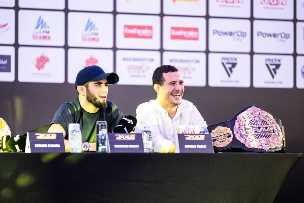 Muhammad Mokaev speaks confidently at BRAVE CF 100 media day ahead of his flyweight title push.