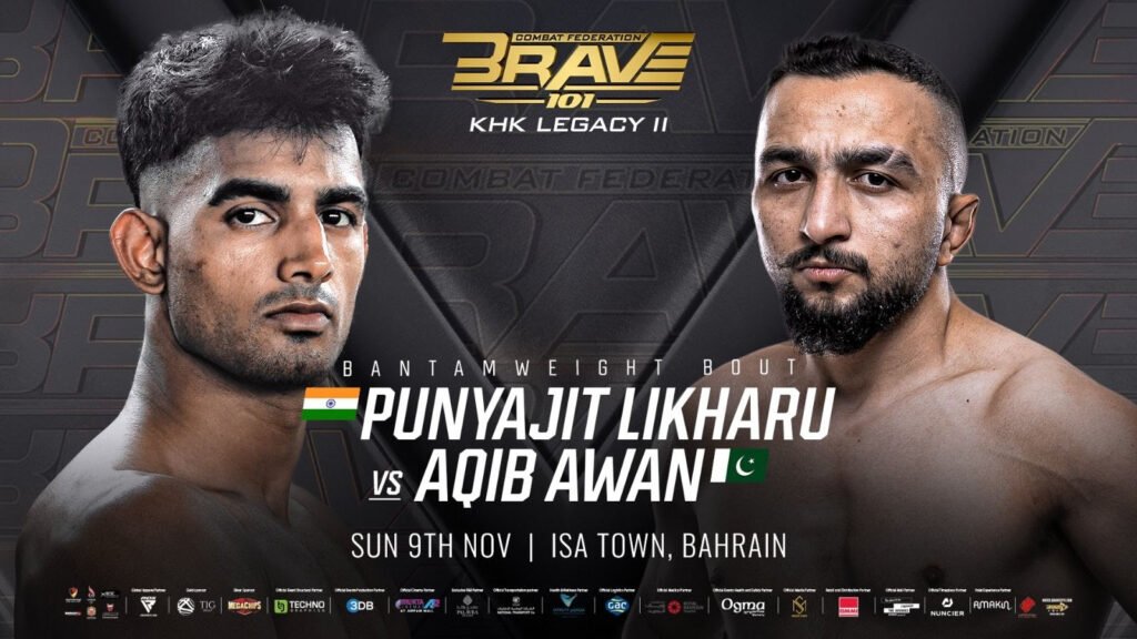 Pakistan’s Aqib Awan prepares for a high-stakes rivalry battle at BRAVE CF 101.