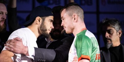 Fighters face off at The Avenues Mall in Bahrain ahead of BRAVE CF 100.