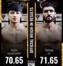 BRAVE CF 103 weigh-ins complete ahead of explosive Bukhara MMA event
