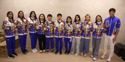 Athletes pose with their awards as SportsPlus reaffirms long-term support for grassroots programs.