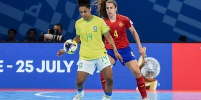 Two unbeaten giants collide tonight as Brazil and Portugal battle for the first FIFA Futsal Women’s World Cup crown. [PSC photo]