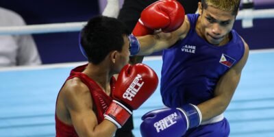 Baricuatro presses forward during the gold-medal fight. [POC Media Pool]
