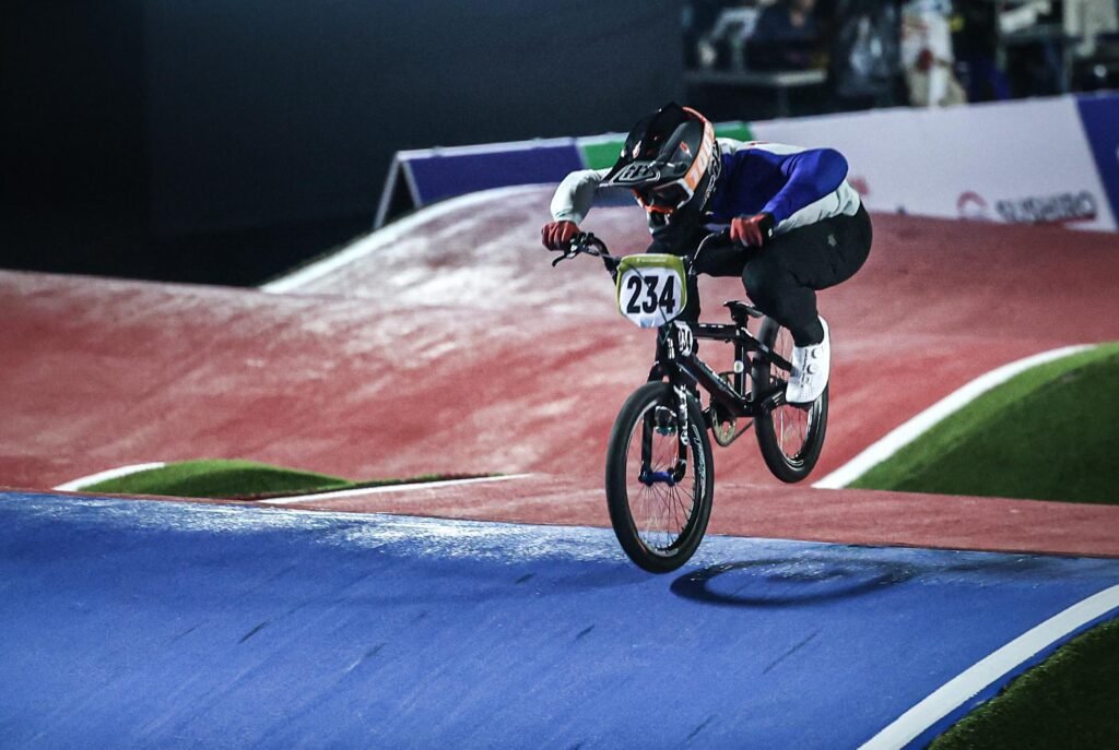 Filipino BMX rider Patrick Coo earns first SEA Games medal in men’s time trial. [POC Media Pool]