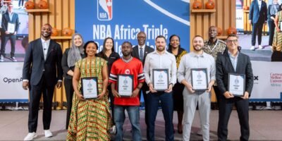 NBA Africa celebrates five winning startups at the Triple-Double Accelerator Demo Day in Kigali.