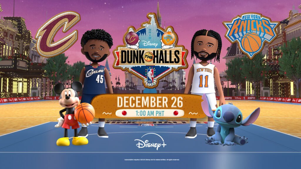 Cleveland Cavaliers and New York Knicks face off in NBA Christmas Day.