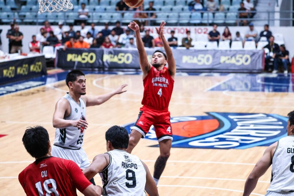 Abarrientos leads the bench scoring effort, providing a spark for the Gin Kings. [PBA Images]