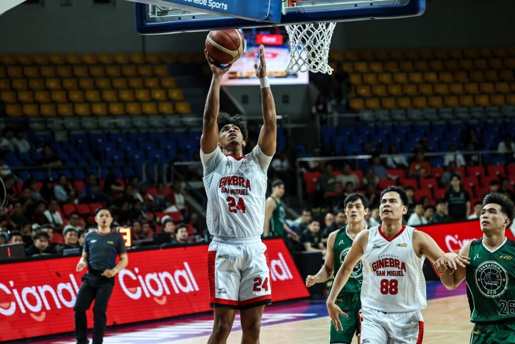 Jayson David leads Ginebra with 16 points as the team dominates Terrafirma. [PBA Images]