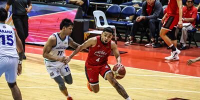 RJ Abarrientos during the PBA Philippine Cup semifinals game. [PBA Images]