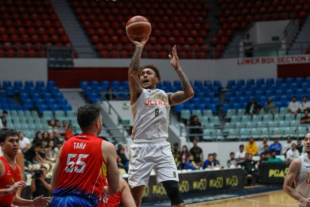 Calvin Abueva puts Titan on his back as the Giant Risers survive another elimination test. [PBA Images]
