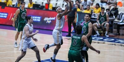 Calvin Abueva attacks the lane during Titan Ultra’s comeback win over Terrafirma. [PBA Images]