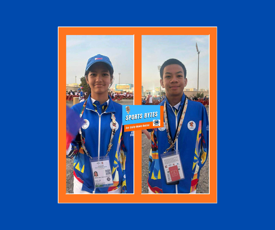 Gold for Adefuin, silver for Diesto — Team Philippines kicks off the Asian Youth Para Games in style. [PSC photo]