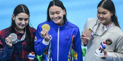 Olympic medalist Sanchez continues to dominate SEA Games swimming events. [POC Media Pool]