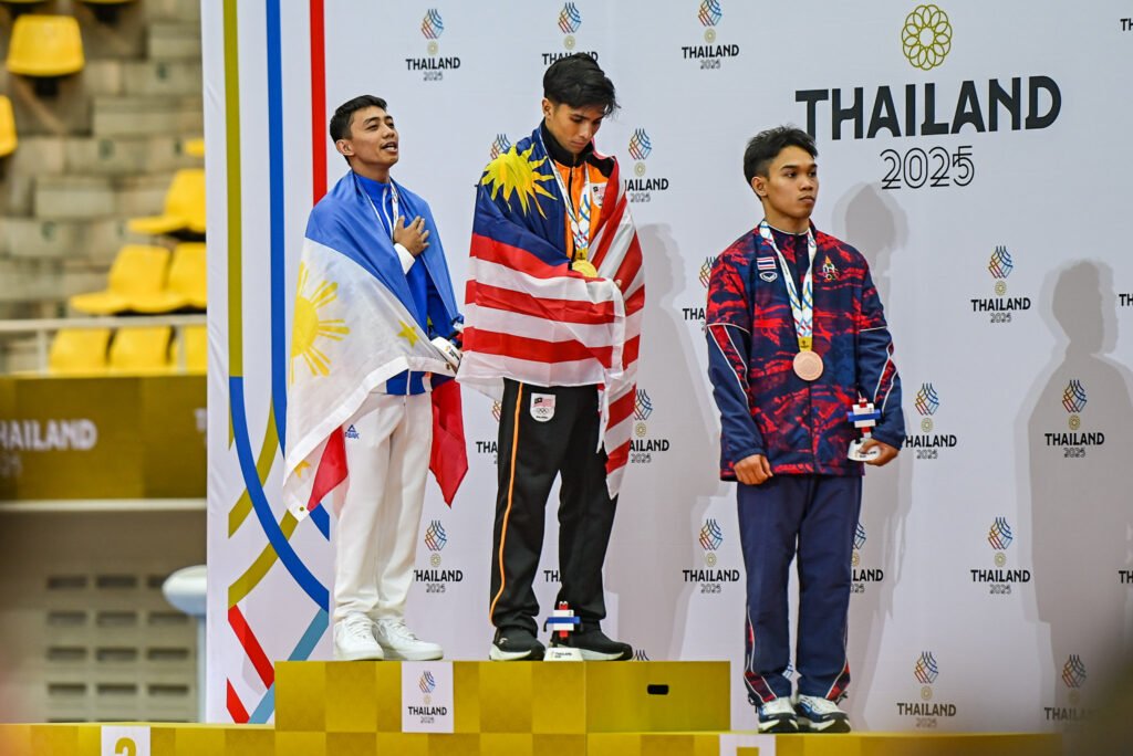 Cruz shares the top podium spot with Malaysia’s Muhammad Sharul Aimy. [POC Media Pool]