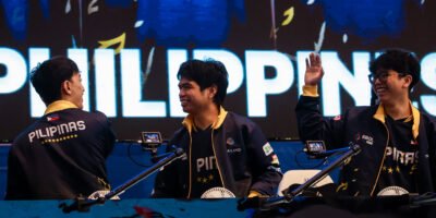 The Sibol men’s MLBB team celebrates after clinching SEA Games gold in Bangkok. [POC Media Pool]