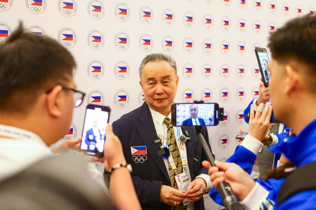 Philippine Olympic Committee president Abraham “Bambol” Tolentino [POC photo]